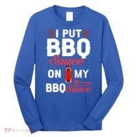 Bbq Sauce Barbeque Recipes Korean Barbecue Keto Gift Long Sleeve Shirt thumb 0