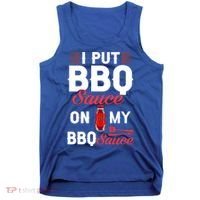 Bbq Sauce Barbeque Recipes Korean Barbecue Keto Gift Tank Top thumb 0