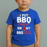 Bbq Sauce Barbeque Recipes Korean Barbecue Keto Gift Toddler T-Shirt thumb 2