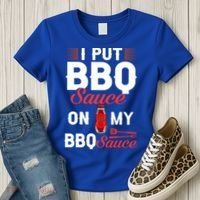 Bbq Sauce Barbeque Recipes Korean Barbecue Keto Gift Women's T-Shirt thumb 3