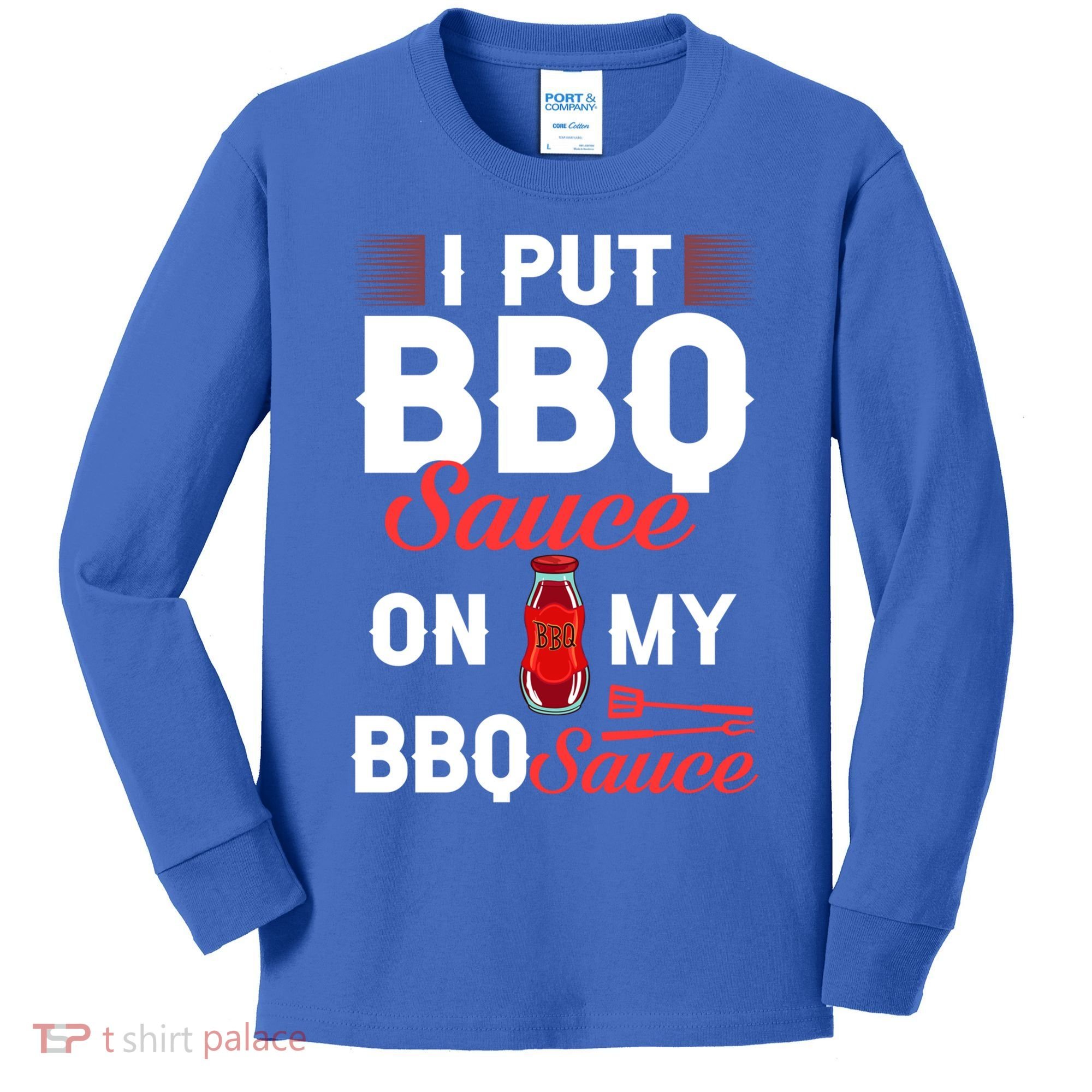 Bbq Sauce Barbeque Recipes Korean Barbecue Keto Gift Kids Long Sleeve Shirt