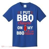 Bbq Sauce Barbeque Recipes Korean Barbecue Keto Gift Kids T-Shirt thumb 0