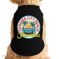 Beach Spring Break Please FL Panama City Beach Doggie Tank thumb 0