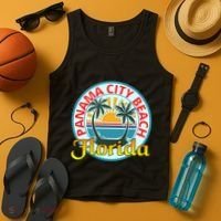 Beach Spring Break Please FL Panama City Beach Tank Top thumb 4