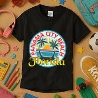 Beach Spring Break Please FL Panama City Beach Kids T-Shirt thumb 3