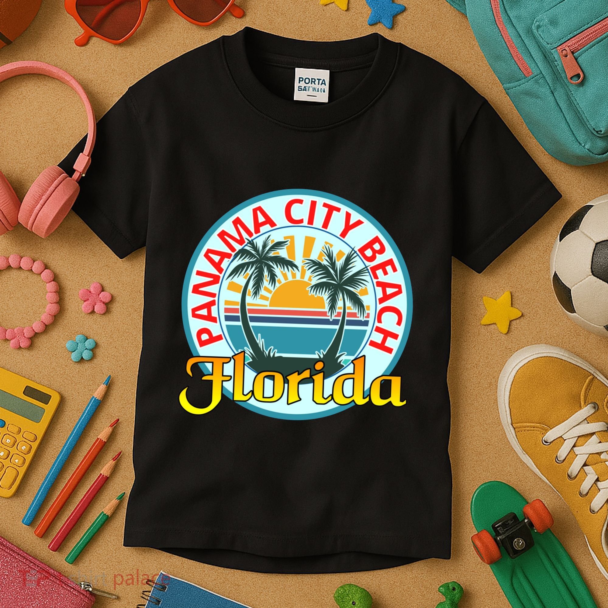 Beach Spring Break Please FL Panama City Beach Kids T-Shirt
