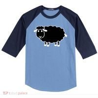 Black Sheep Raglan Baseball Sleeve Shirt thumb 0