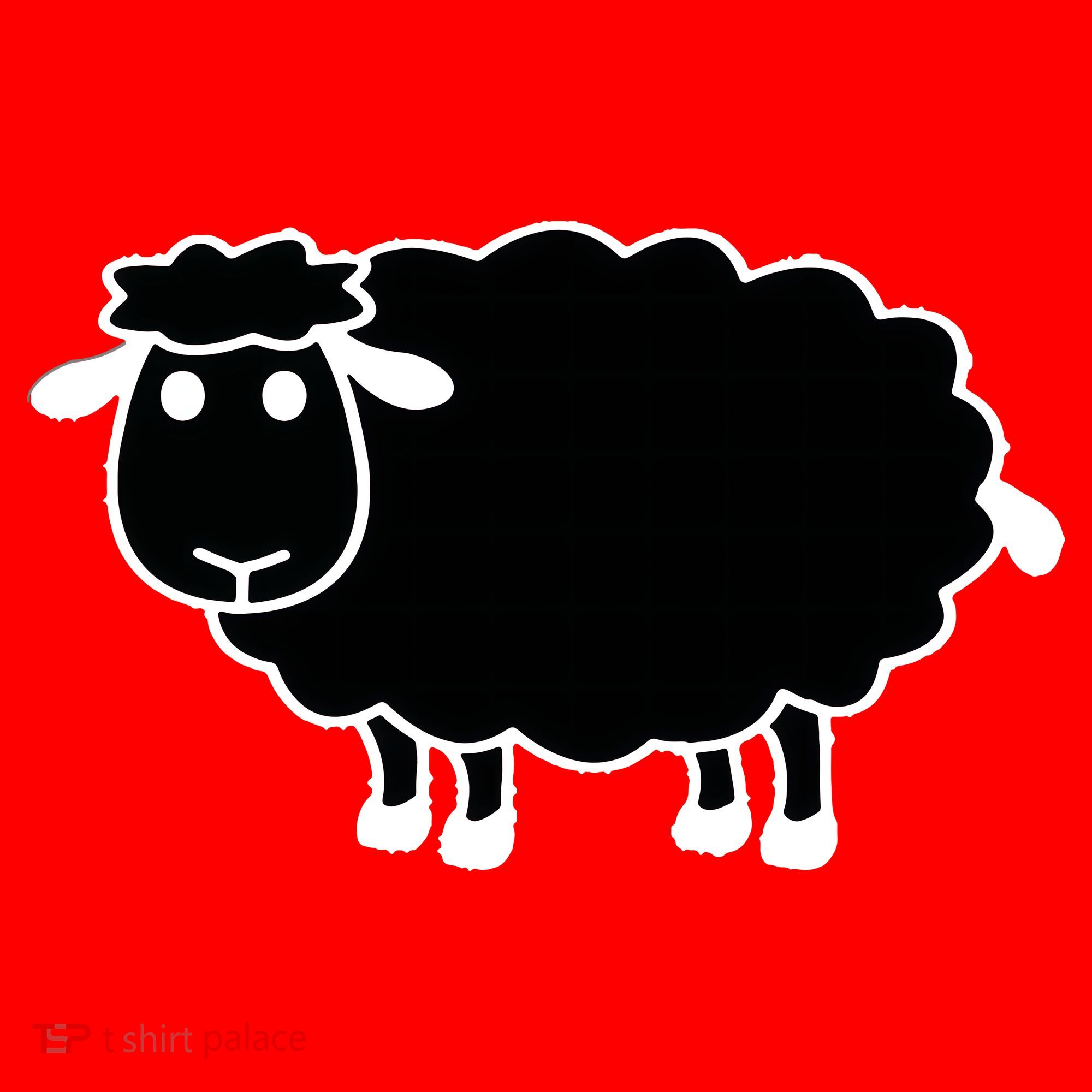 Black Sheep Santa Hat