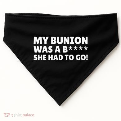Bunion Surgery USA-Made Doggie Bandana