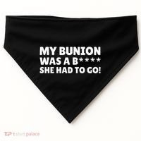 Bunion Surgery USA-Made Doggie Bandana thumb 0