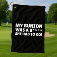 Bunion Surgery Golf Towel thumb 1