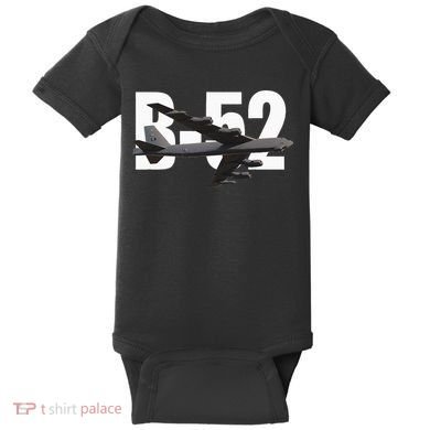 B52 Stratofortress Bomber Plane Aircraft Baby Bodysuit
