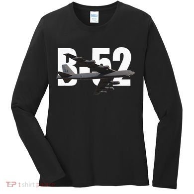B52 Stratofortress Bomber Plane Aircraft Women's Long Sleeve Shirt