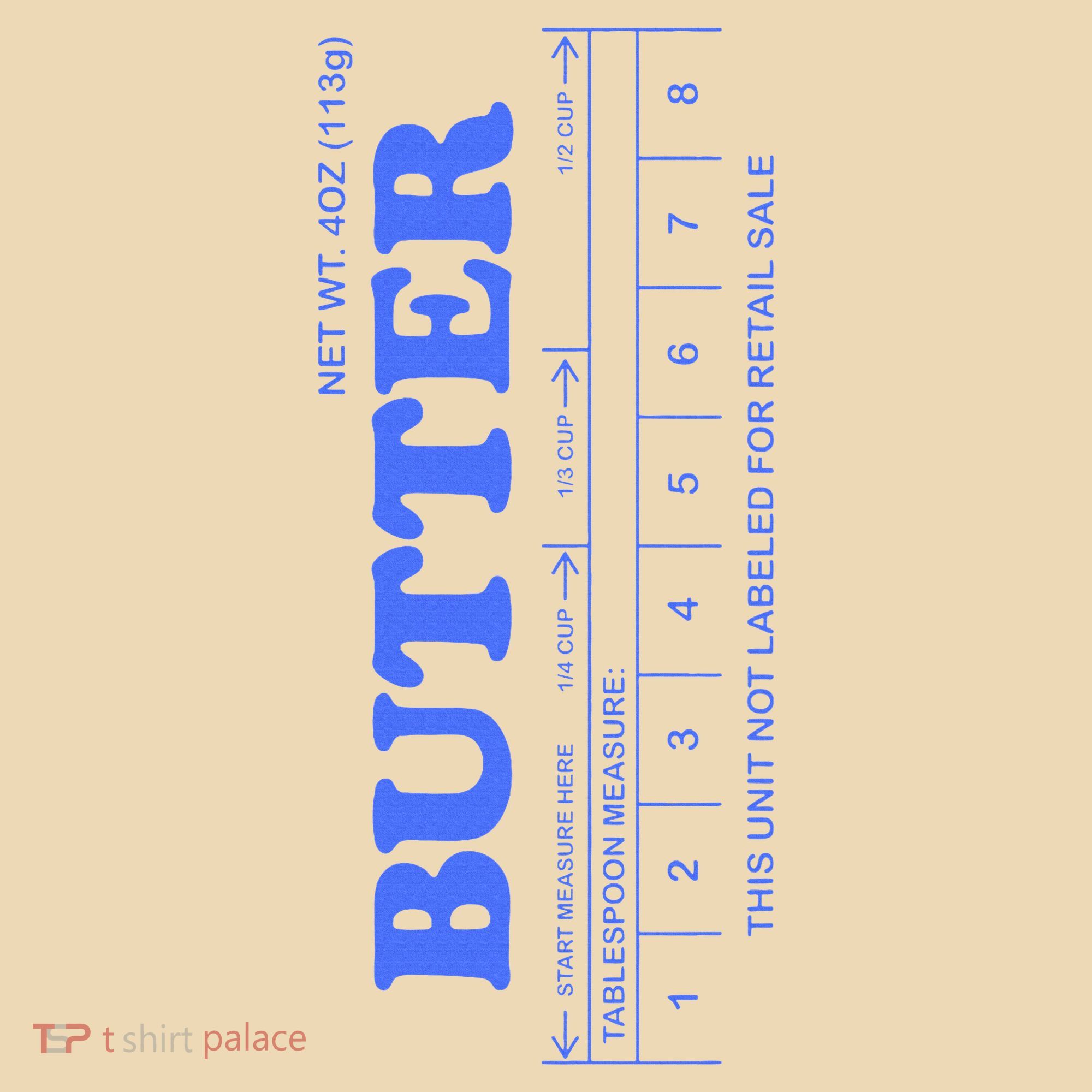 Butter Stick Blue Funny Tote Bag