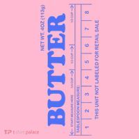 Butter Stick Blue Funny Coaster thumb 2