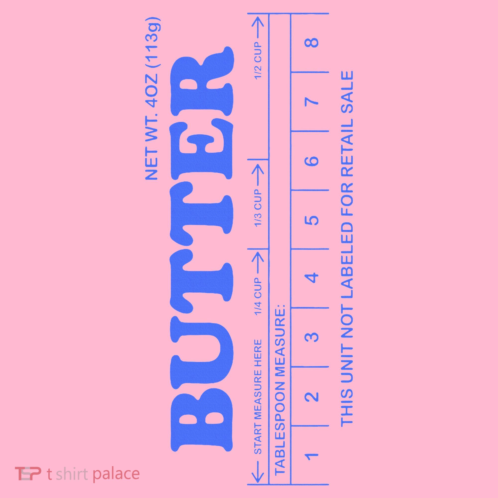 Butter Stick Blue Funny Coaster