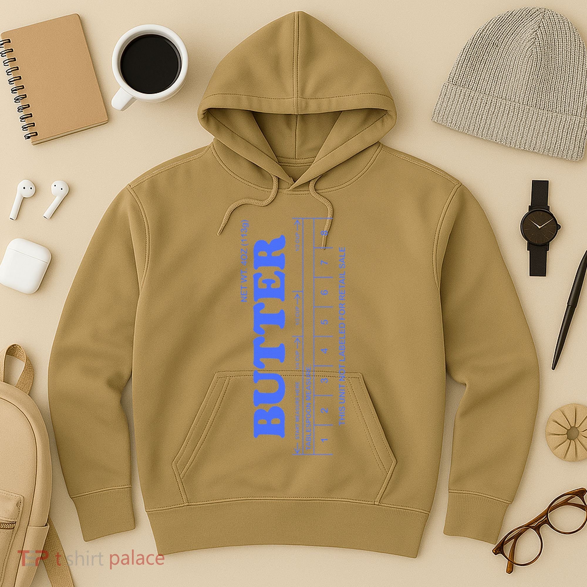 Butter Stick Blue Funny Hoodie