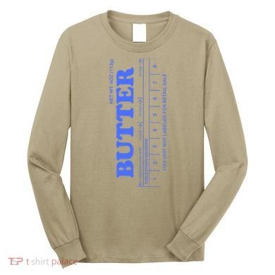 Butter Stick Blue Funny Long Sleeve Shirt