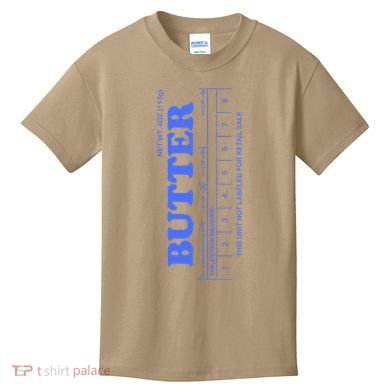 Butter Stick Blue Funny Kids T-Shirt