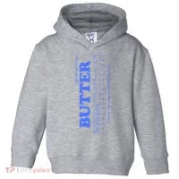 Butter Stick Blue Funny Toddler Hoodie thumb 0