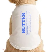 Butter Stick Blue Funny Doggie Tank thumb 0