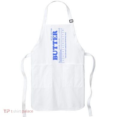Butter Stick Blue Funny Apron