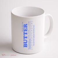 Butter Stick Blue Funny Coffee Mug thumb 1