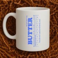 Butter Stick Blue Funny Coffee Mug thumb 2