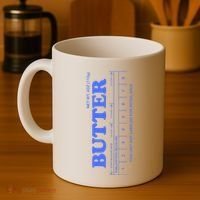 Butter Stick Blue Funny Coffee Mug thumb 4