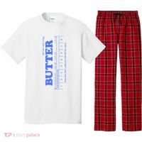 Butter Stick Blue Funny Pajama Set thumb 0