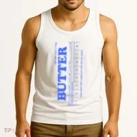 Butter Stick Blue Funny Tank Top thumb 3