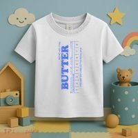 Butter Stick Blue Funny Toddler T-Shirt thumb 3