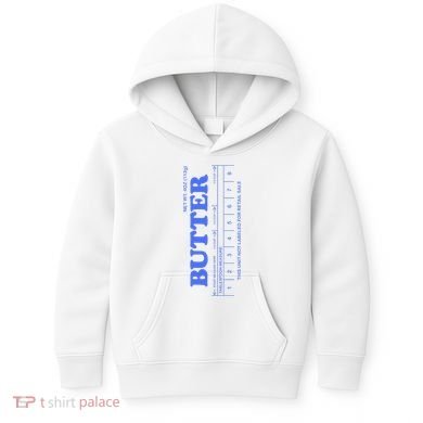 Butter Stick Blue Funny Kids Hoodie