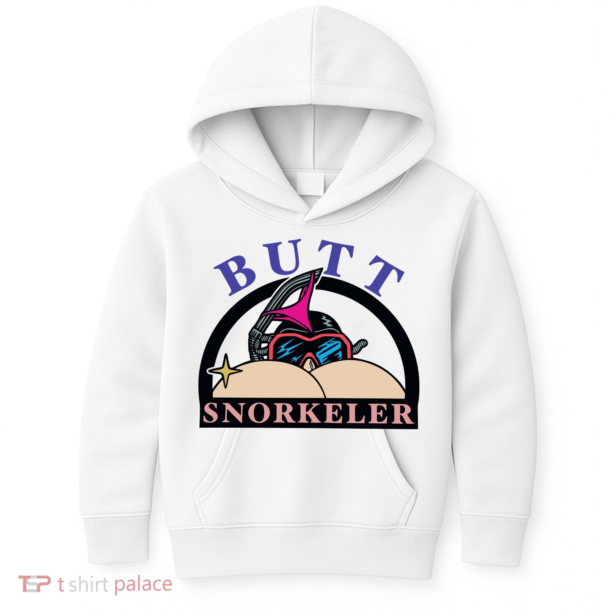 Butt Snorkeler Kids Hoodie