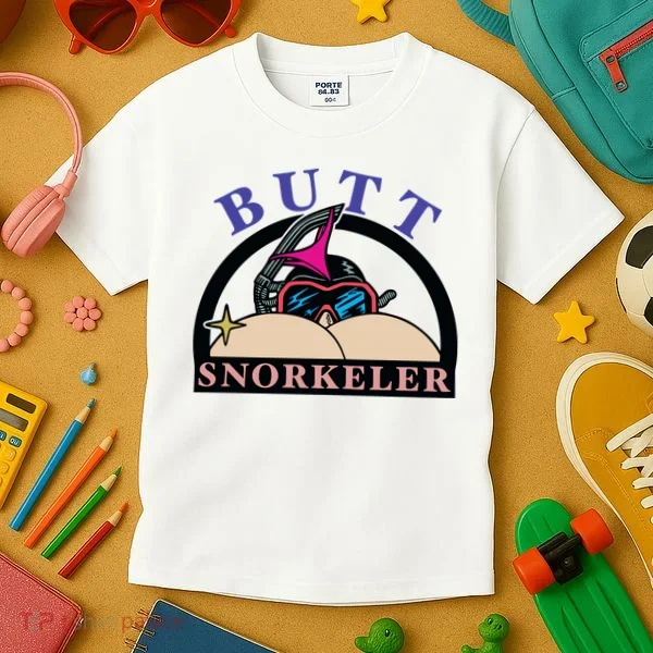 Butt Snorkeler Kids T-Shirt