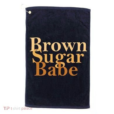Brown Sugar Babe Golf Towel