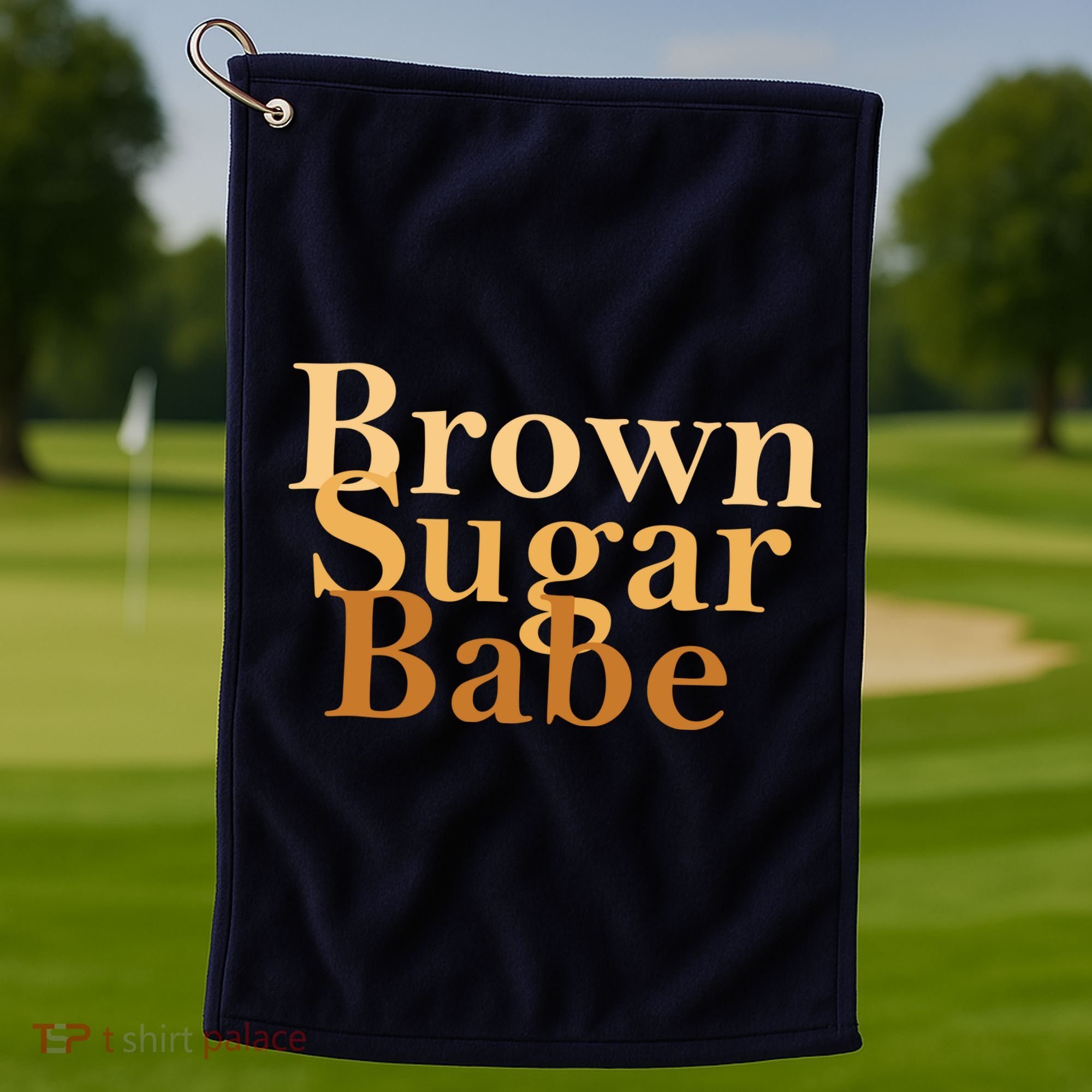 Brown Sugar Babe Golf Towel