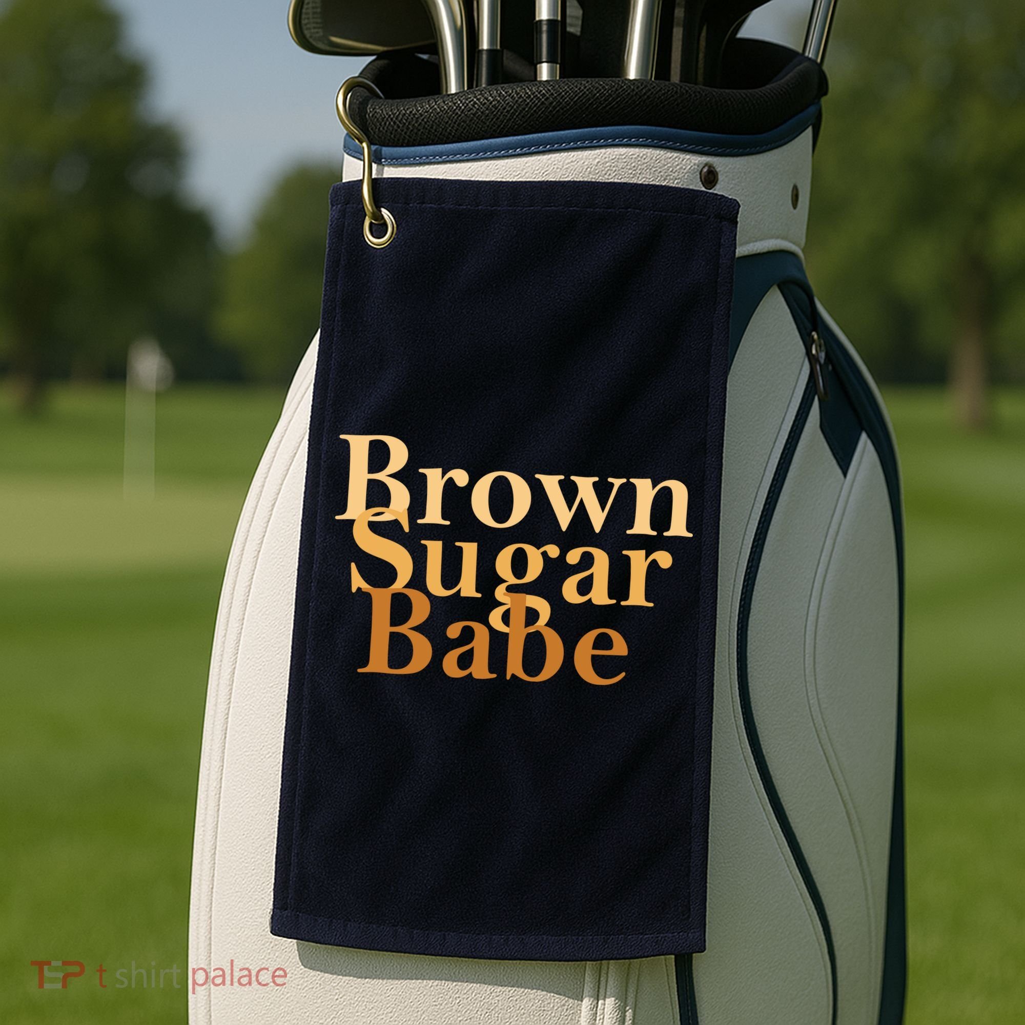 Brown Sugar Babe Golf Towel
