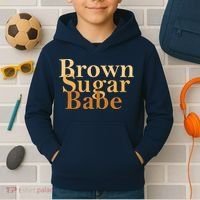 Brown Sugar Babe Kids Hoodie thumb 2