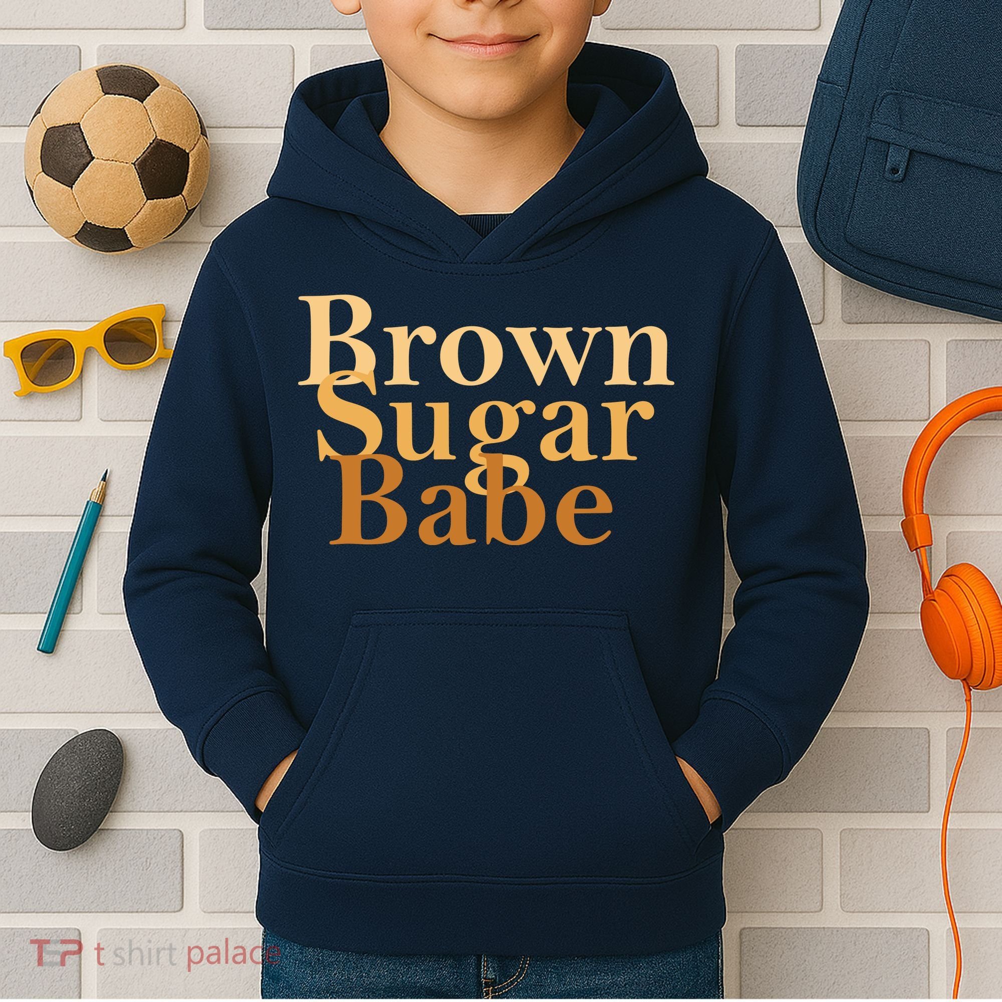 Brown Sugar Babe Kids Hoodie