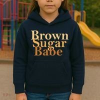 Brown Sugar Babe Kids Hoodie thumb 3