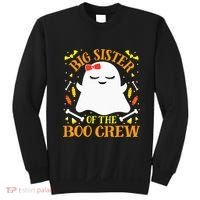 Big Sister Boo Crew Ghost Matching Family Halloween Sweatshirt thumb 0
