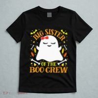 Big Sister Boo Crew Ghost Matching Family Halloween T-Shirt thumb 5