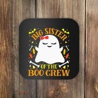 Big Sister Boo Crew Ghost Matching Family Halloween Coaster thumb 0