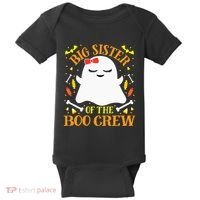 Big Sister Boo Crew Ghost Matching Family Halloween Baby Bodysuit thumb 0