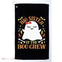 Big Sister Boo Crew Ghost Matching Family Halloween Golf Towel thumb 0