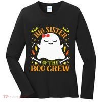 Big Sister Boo Crew Ghost Matching Family Halloween Women's Long Sleeve Shirt thumb 0