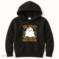 Big Sister Boo Crew Ghost Matching Family Halloween Kids Hoodie thumb 0
