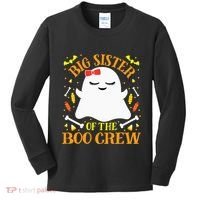 Big Sister Boo Crew Ghost Matching Family Halloween Kids Long Sleeve Shirt thumb 0