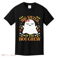 Big Sister Boo Crew Ghost Matching Family Halloween Kids T-Shirt thumb 0